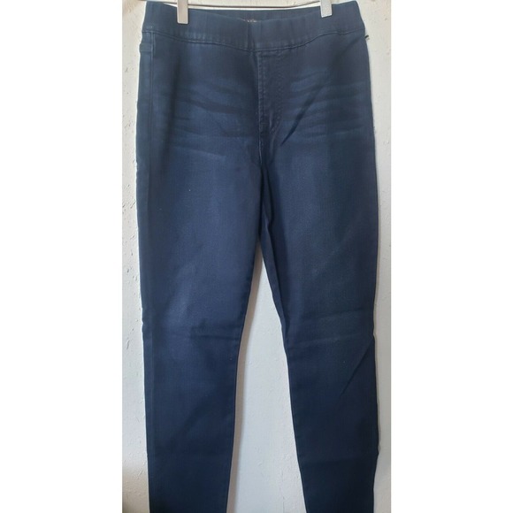 New NWT Womens Jen7 7 for all Mankind Comfort Skinny Blue Pull-On Jeans Size 6 - Picture 2 of 8